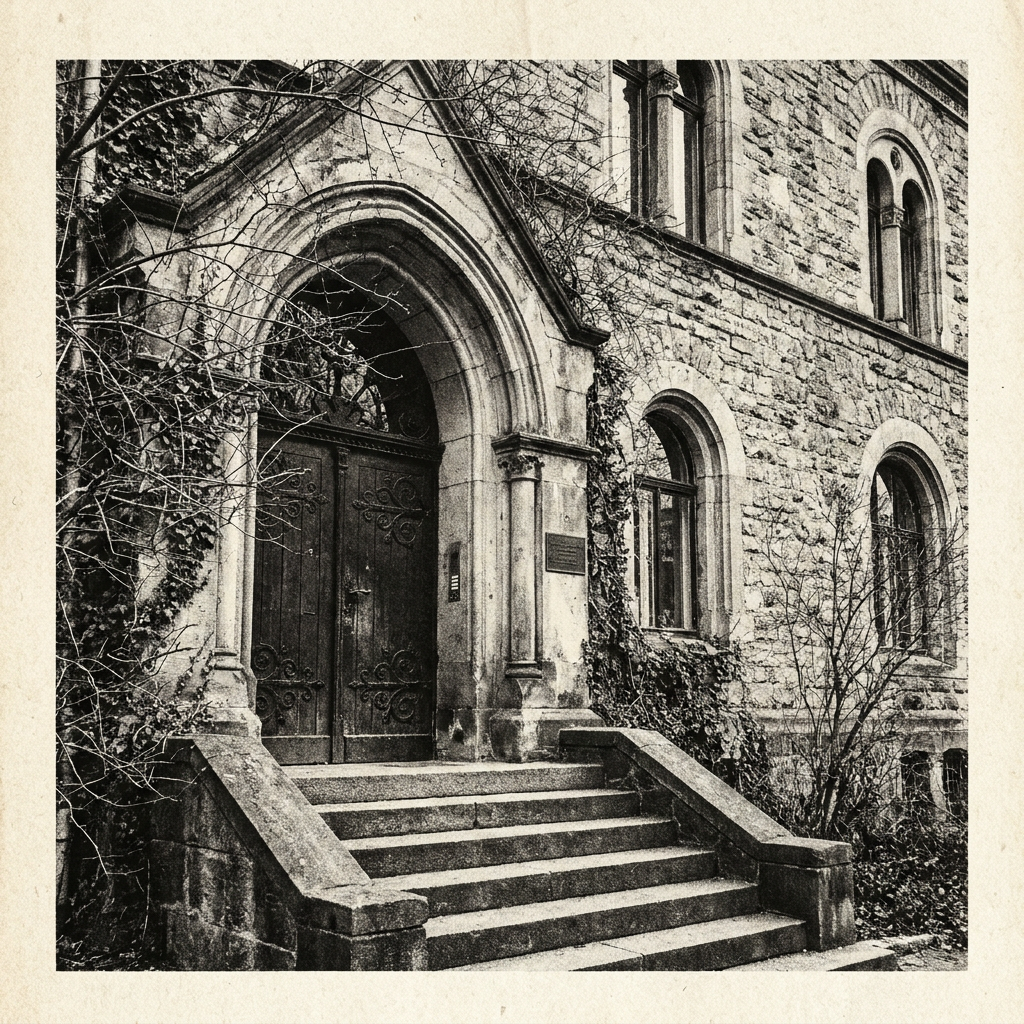 Architectural exterior of a discreet historic medical building